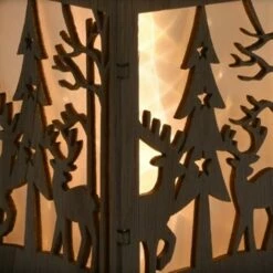 OSE Lanterne De Noël - Led Et Bois -Boutique en ligne OSE 26515999 4