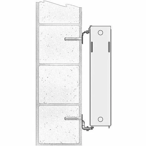 FLAMCO Fixation Uni Pour Radiateur Compact Et A Plaque Sans Rails Pour Le Montage Sur Grille 4 FLAMCO Fixation Uni Pour Radiateur Compact Et A Plaque Sans Rails Pour Le Montage Sur Grille – Image 4