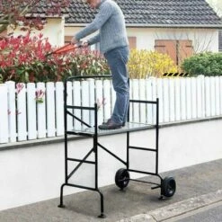 OSE Echafaudage Roulant Avec Garde-corps Pliable Et Ajustable - EasyWork 9 OSE Echafaudage Roulant Avec Garde-corps Pliable Et Ajustable - EasyWork -Boutique en ligne OSE 3366594 5