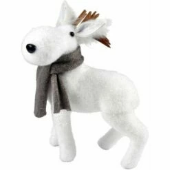 OSE Décoration De Noël Caribou Blanc