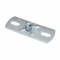 Platine Rectangulaire En Acier Zingué Flamco Filetage M 8