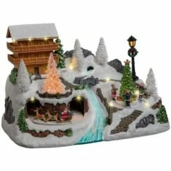 OSE Village De Noël Lumineux Chalet De Montagne