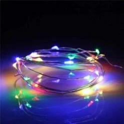 OSE Guirlande Cuivre LED à Piles Multicolore 1.05 Mètre - Multicolore -Boutique en ligne OSE 4489920 3