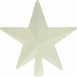 OSE Cimier De Sapin En étoile Pailletée Blanche