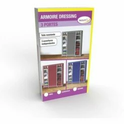 OSE Armoire De Rangement Dressing XXL Marine - Marine