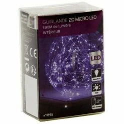 OSE Guirlande Cuivre LED à Piles Blanc Chaud 1.05 Mètre - Blanc Chaud