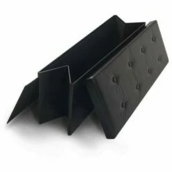 OSE Banc Coffre De Rangement Noir 100 Cm - Noir 9 OSE Banc Coffre De Rangement Noir 100 Cm - Noir -Boutique en ligne OSE 5969969 5