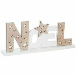 Mot Décoratif Noël En Bois à Poser