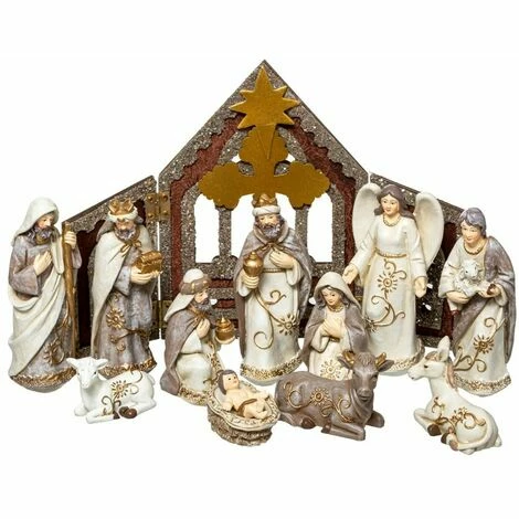 OSE Crèche De Noël Moderne Complète Avec Santons 1 OSE Crèche De Noël Moderne Complète Avec Santons