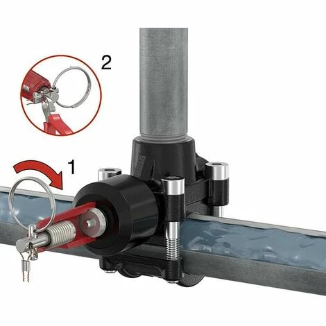 Raccord Tube Flamco T-Plus Pour Tube Fileté Acier 21/2"x11/4"x21/2" 3 Raccord Tube Flamco T-Plus Pour Tube Fileté Acier 21/2"x11/4"x21/2" – Image 3