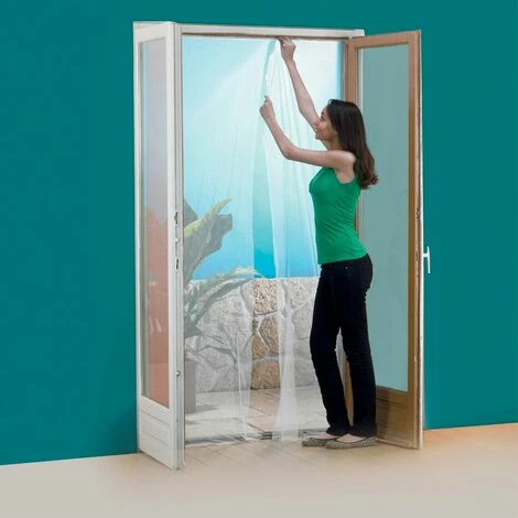 OSE Moustiquaire Porte-fenêtre Rideau- Lot De 2 3 OSE Moustiquaire Porte-fenêtre Rideau- Lot De 2 – Image 3