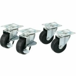 OSE Roulettes Pivotantes 50 Mm - Lot De 4